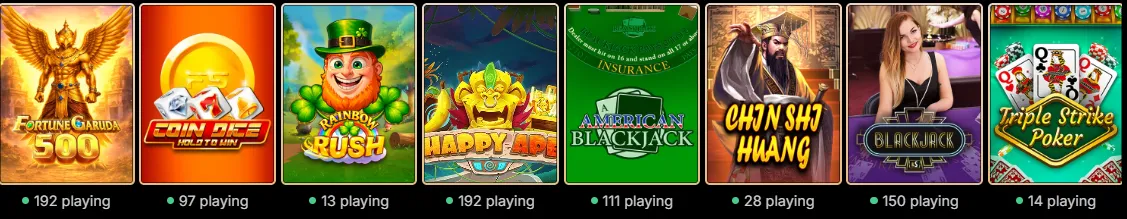 spartaza casino top games